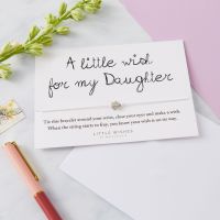 A Little Wish for My Daughter - Wish Bracelet | by Molly & Izzie