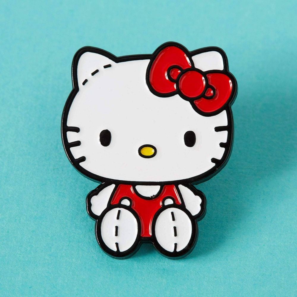 Retro Hello Kitty Stitches Enamel Pin | Punky Pins