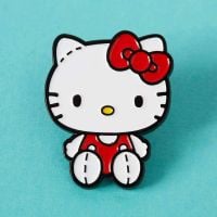 Retro Hello Kitty Stitches Enamel Pin | Punky Pins