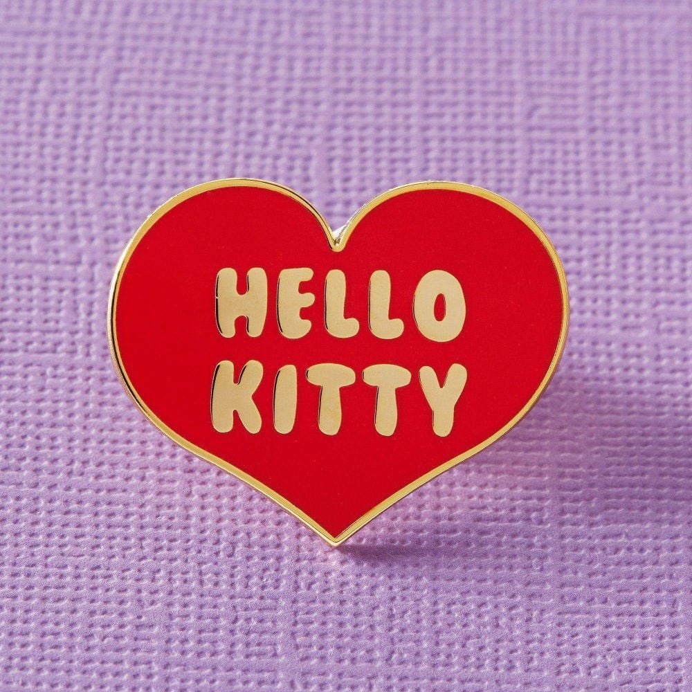 Hello Kitty Heart Enamel Pin | Punky Pins