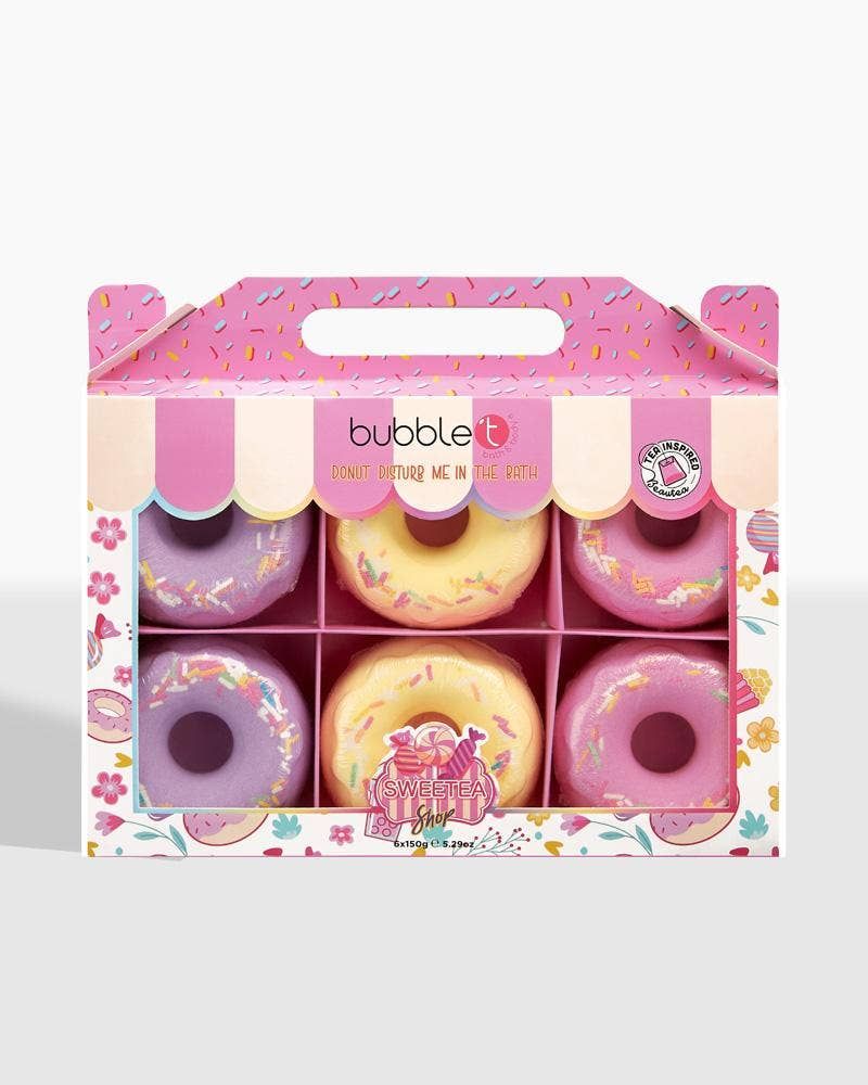 Sweetea Mixed Giant Donut Bath Fizzers | Bubble T Cosmetics