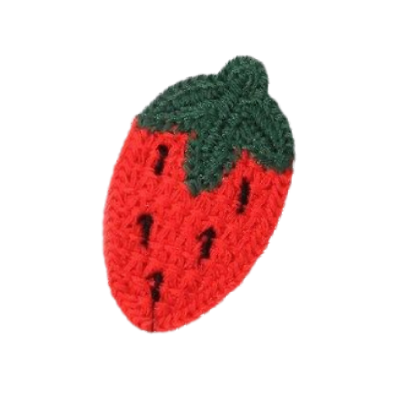 Girls Crochet Knitted Fruit Hair Clip