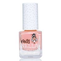 Miss Nella | Girls Non Toxic Peelable Nail Polish - Peach Slushie (4ml)