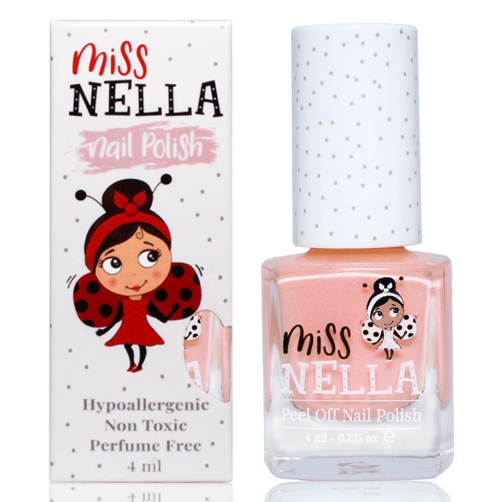 Miss Nella | Kids Peel Off Nail Polish - Peach Slushie (4ml)