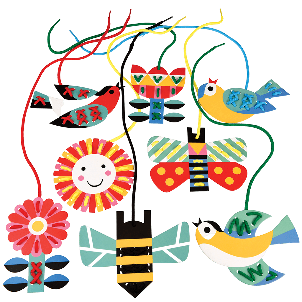 Cardboard Learn to Stitch Activity | Rex London