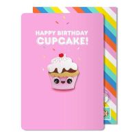  Pango Productions | Hello Jello! Kids Kawaii Cupcake Magnet Birthday Card