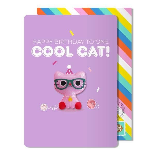 Hello Jello! Cat Magnet Birthday Card | Pango Productions