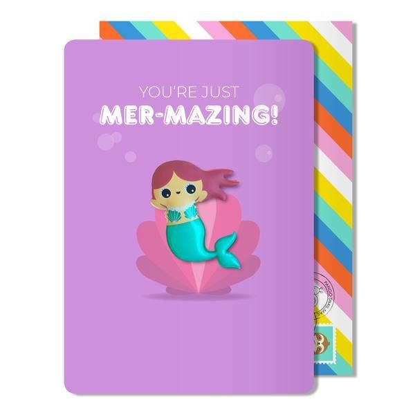Pango | Hello Jello! Kawaii Mermaid Jelly Magnet Birthday Card