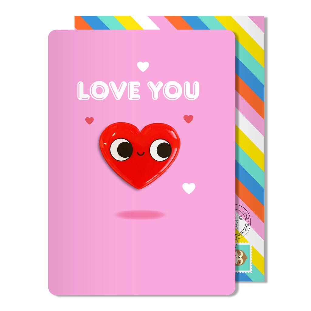 Hello Jello! Heart Magnet Birthday Card | Pango Productions
