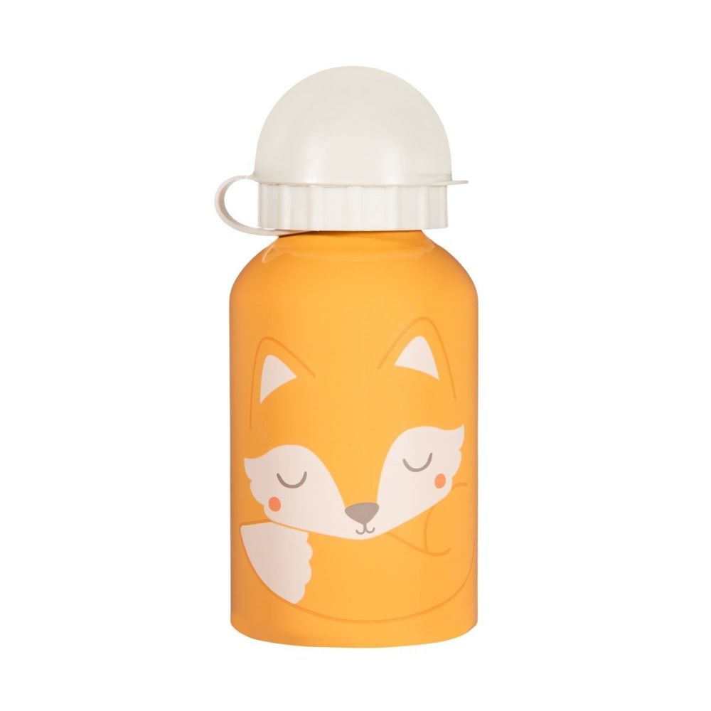 Sass & Belle | Childrens Kawaii Fox Metal Water Bottle (300ml)