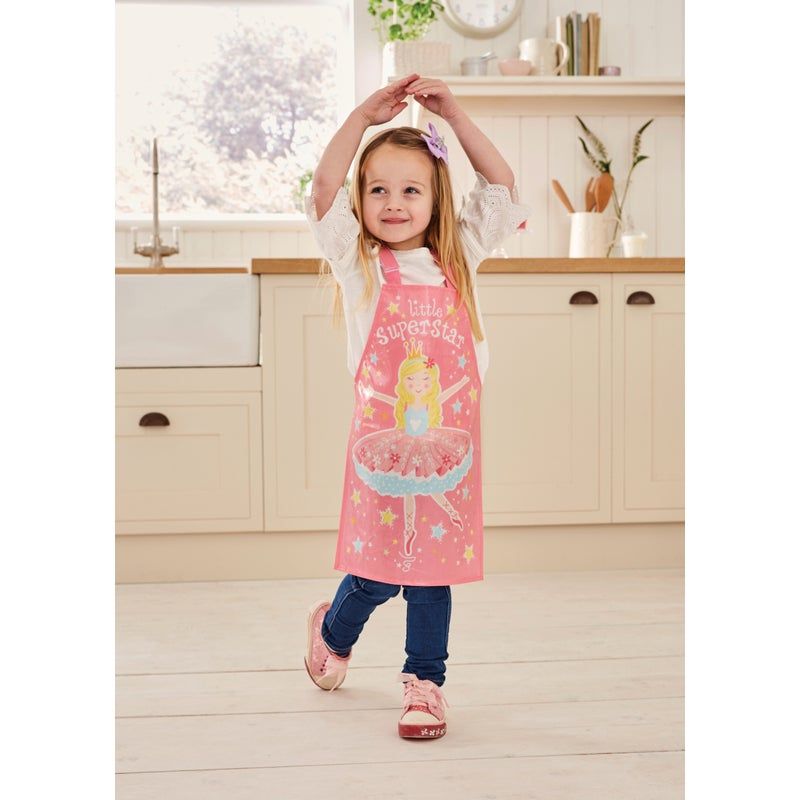 Cooksmart Kids | Childrens Ballerina Princess PVC Apron