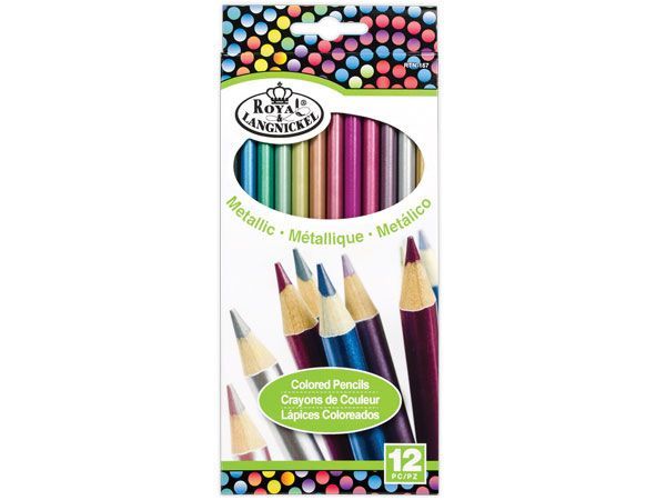 Metallic Colouring Pencils | Royal and Langnickel