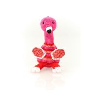 Flamingo Rattle Toy | Pebblechild
