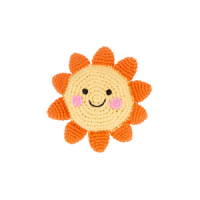 Friendly Sun Rattle Toy | Pebblechild