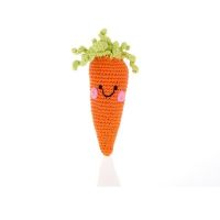 Friendly Vegetable - Carrot Rattle Toy | Pebblechild