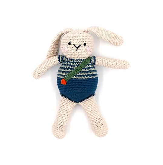 Bunny Boy Knitted Toy | Pebblechild