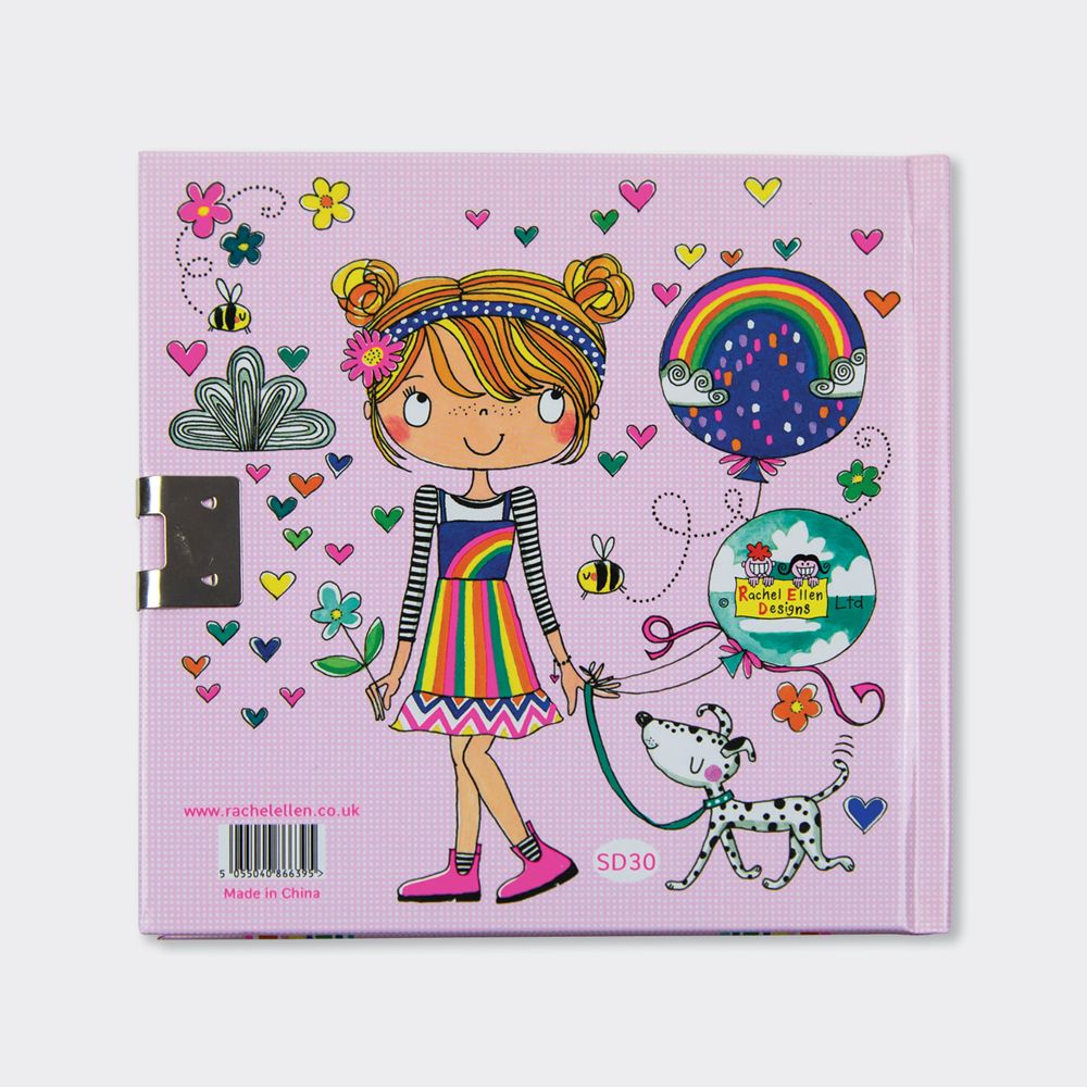 Rachel Ellen Designs | Childrens "Over The Rainbow" Lockable Secret Diary