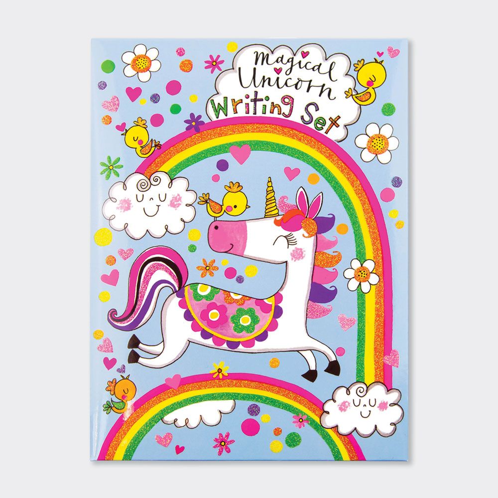 Rachel Ellen Designs | Childrens "Unicorn" Writing Wallet Gift Set