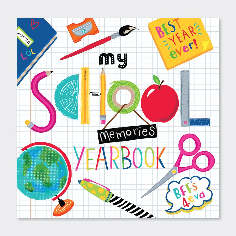 School Memories Keepsake Book | Rachel Ellen Designs