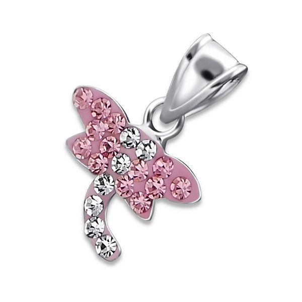 Children's Sterling Silver Dragonfly Pendant