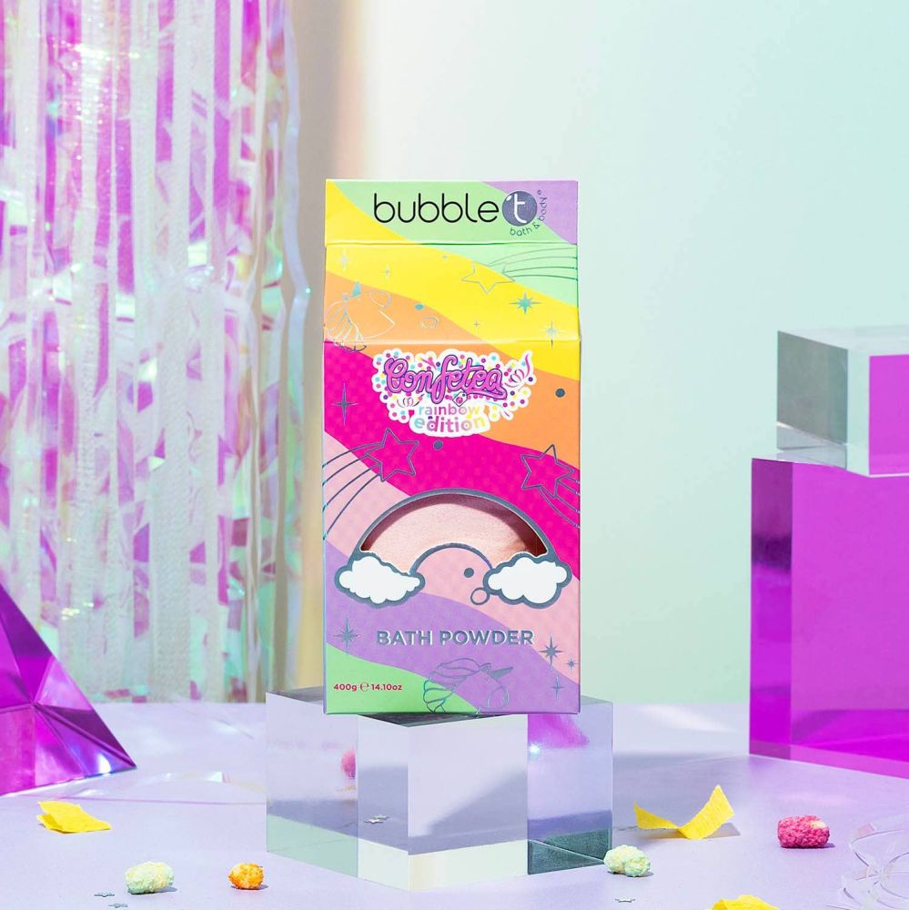 Bubble T Cosmetics | Rainbow Tea Confetea Bath Powder  (400g)