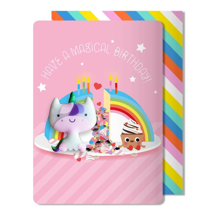 Pango | Hello Jello! Kawaii "Magical Birthday" Unicorn Jelly Magnet Card