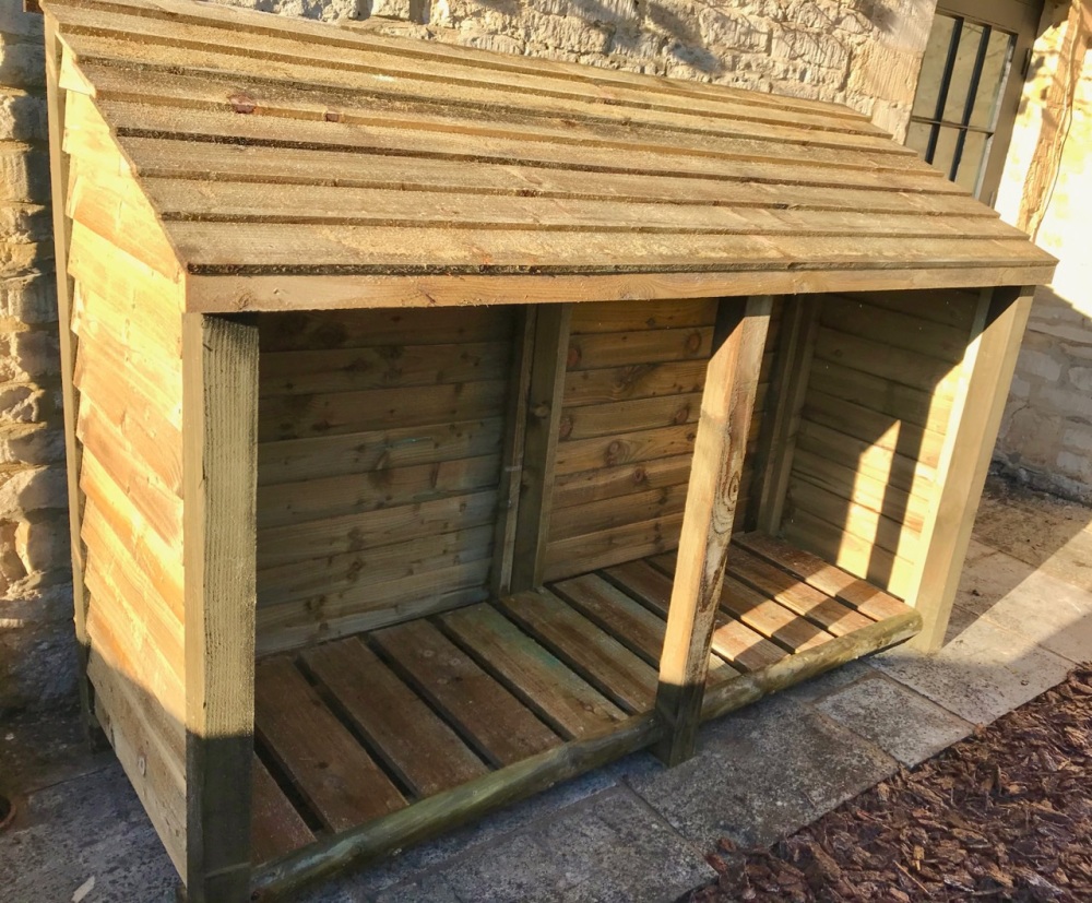 Wooden Log Stores high quality, sturdy fire wood stores from The Woodchester Stroud