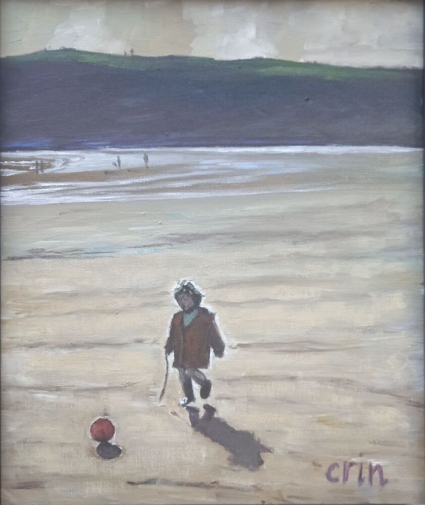 Girl on Barry Beach