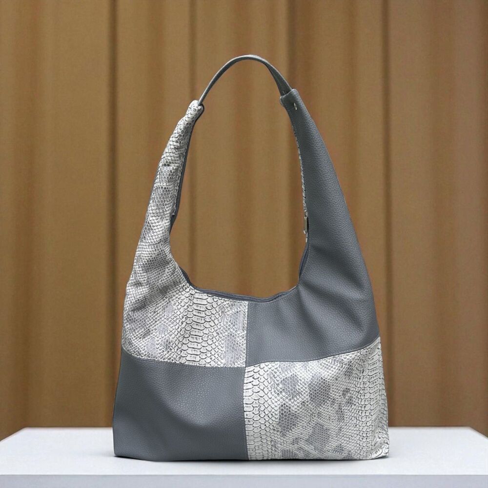 Large Hobo Handbag with Boxer Dog Lining – One of a Kind