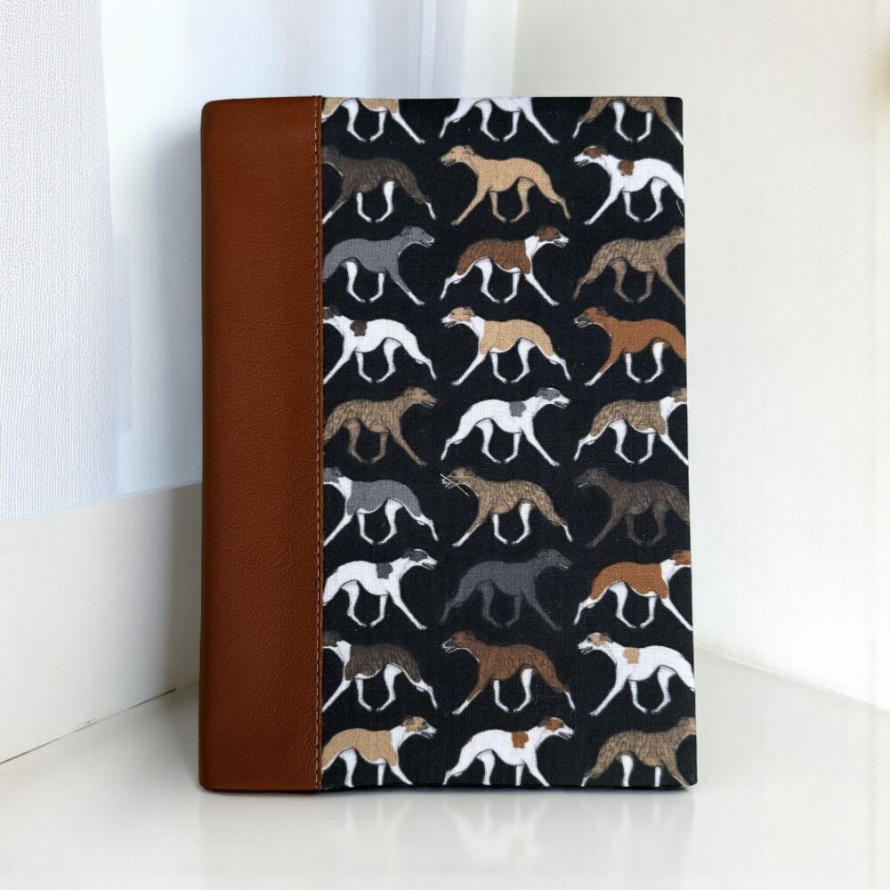 A5 FABRIC COVERED GREYHOUND/WHIPPET DIARY