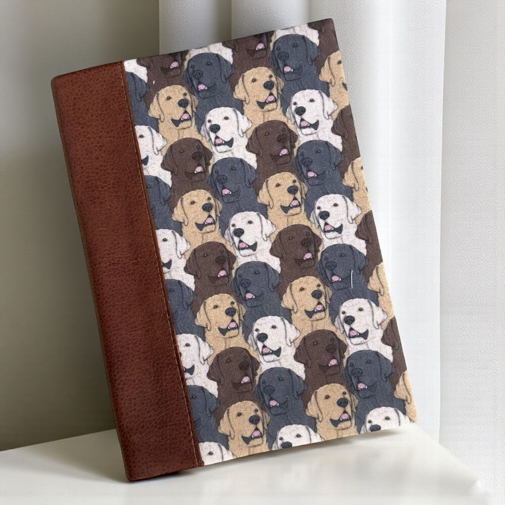 A5 FABRIC COVERED LABRADOR RETRIEVER DIARY