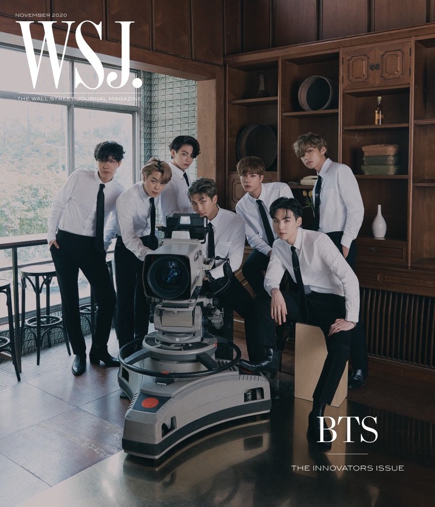 BTS Cover - Innovators | WSJ. Magazine, November 2020