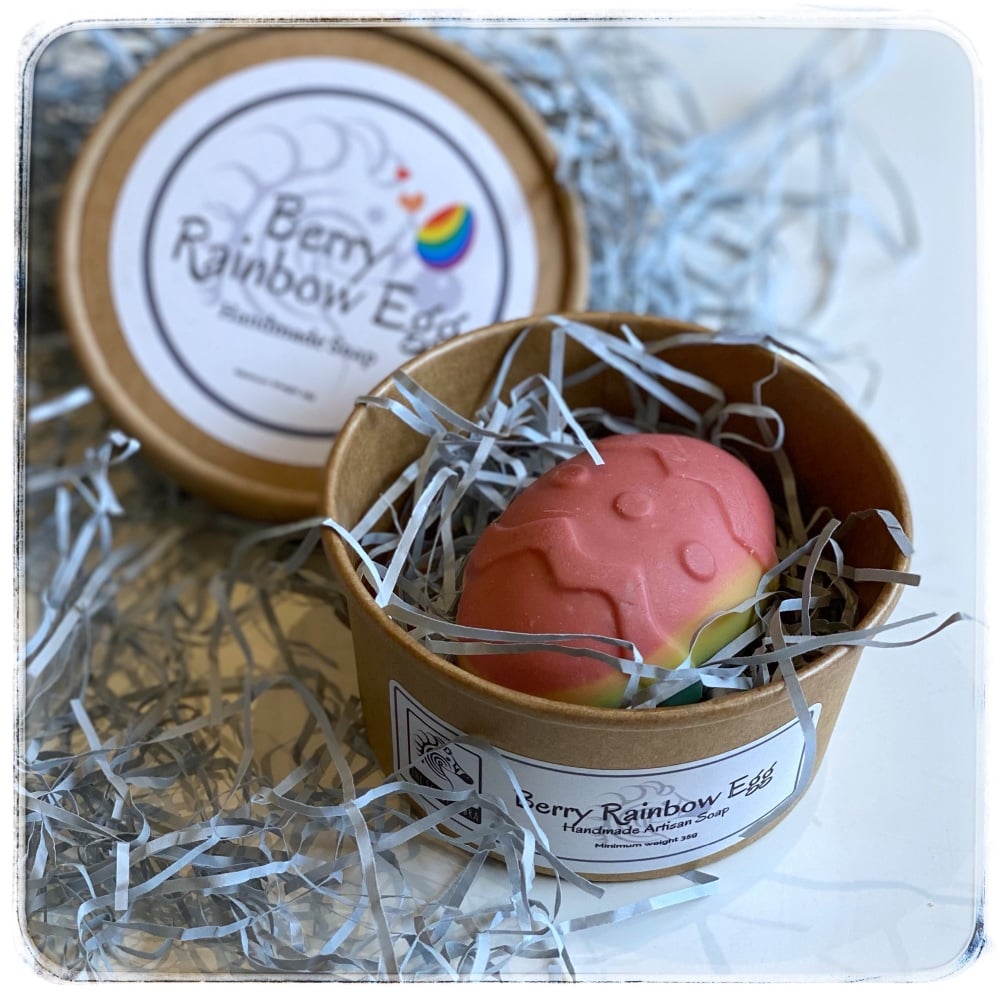 Berry Rainbow Egg Soap