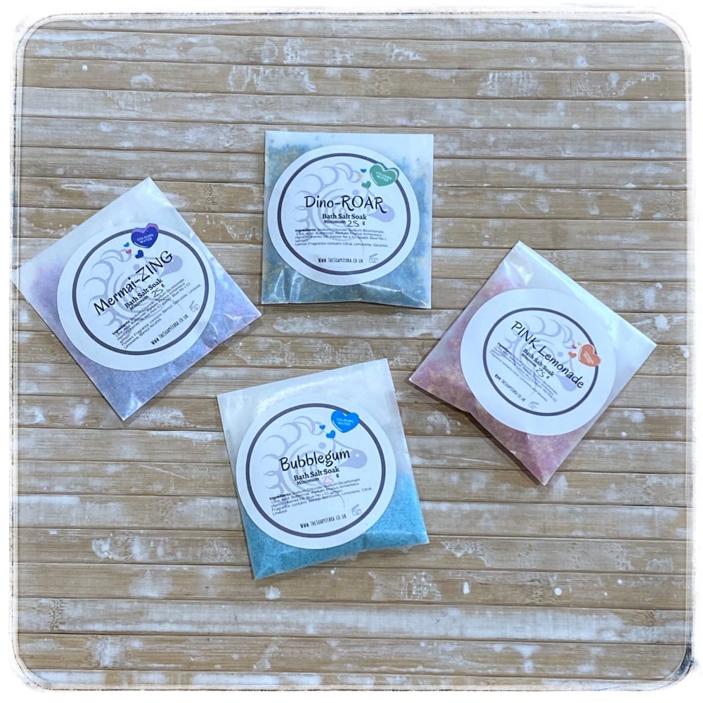 Magic Salt Soak sample set 4x25g