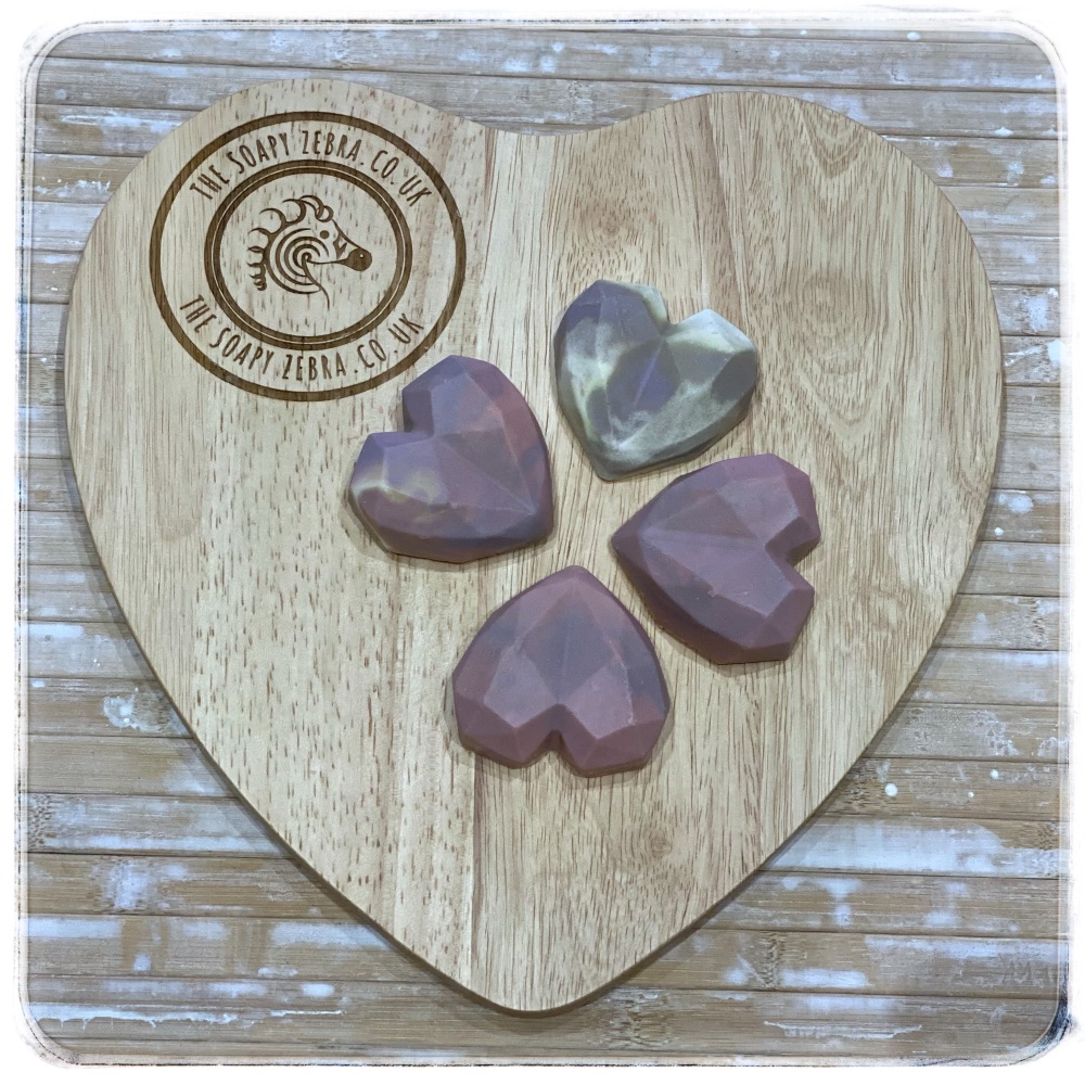 Sweet Citrus & Flowers Heart Soap