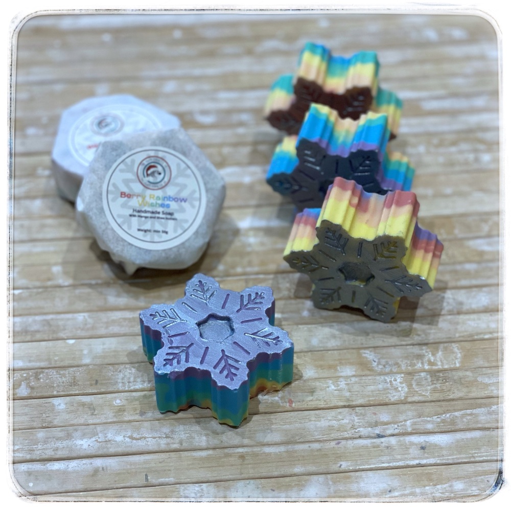 Festive Snowflake - Berry Rainbow Wishes