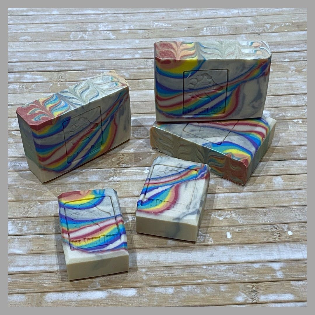 Rainbow Storm Artisan Soap