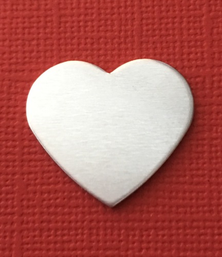 Heart Stamping Blank STYLE 2 15mm
