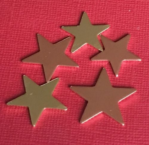 Copper Star Stamping Blank 17 mm