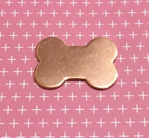 Copper Dog Bone Blank