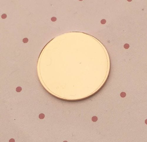 Copper Round Stamping Blank 22mm