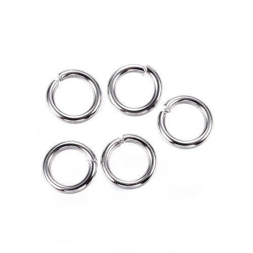 Strong Stainless Steel Jump Rings 6mm - 100 Pack