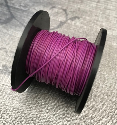 Opaque Purple 0.5mm Coloured Copper Wire