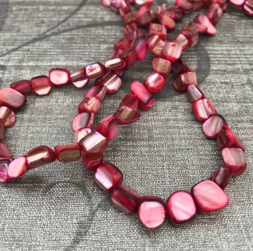 Pink Shell Nuggets Strand