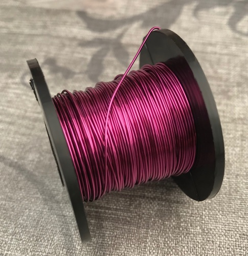 Bright Violet Copper Coloured Wire 0.5mm