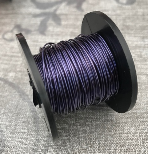 Dark Blue Copper Coloured Wire 0.5mm