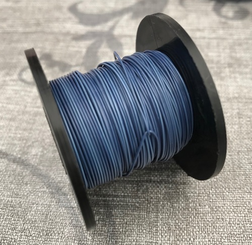 Opaque Blue Copper coloured Wire 0.5mm 25m Reel