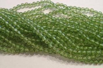 3mm Peridot Beads