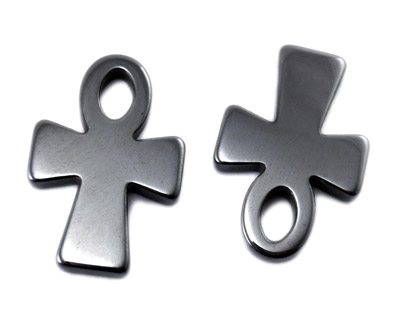 Haematite Cross Pendant