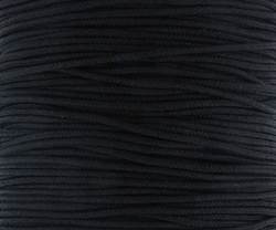 0.6mm Thin Black Shamballa Nylon Cord